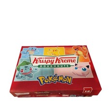 Krispy Kreme Pokémon (1) 12 Count Doughnut Box 2026 Unused Limited Edition picture