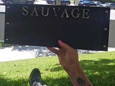 Christian Dior Sauvage Elixir point-of-sale (POS) retail display panel Sephora picture