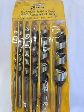 DRILL MASTER 6 PIECE AUGER BIT SET P36251 picture