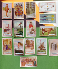 1924 GALLAHER LTD. THE REASON WHY? 15 DIFFERENT TOBACCO CARD LOT picture