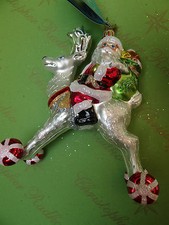 Christopher Radko Hi Ho Blitzen Glass Ornament picture