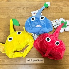 Pikmin Cosplay Hat Set of 3 Taito Prize Yellow Blue Red COMPLETE Nintendo NEW picture