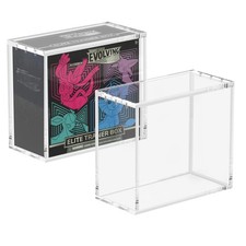 HgiVroskelia ETB Acrylic Protector Case 8mm Elite Trainer Box Case, Clear picture
