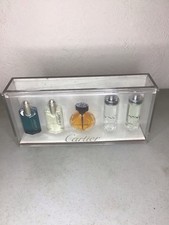 Vintage Cartier Mini Coffret Mini Splash Edt Set Of 5 (Case Has Scuffs/Scratches picture