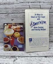 Set of 2 Vintage Sweet 'N Low Advertising Booklets with Tips and Recipes 1960s picture