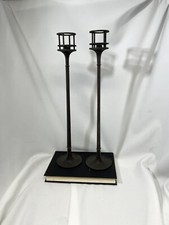 Rare Jens Quistgaard Dansk Iron Tall Candle Holders - Denmark Vintage MCM picture