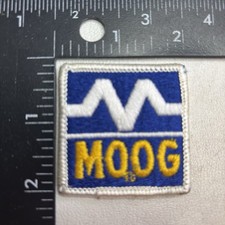 Vintage c 1990s 2β MOOG Auto Parts Car Racing Motorsports Embroidered Patch AAAE picture