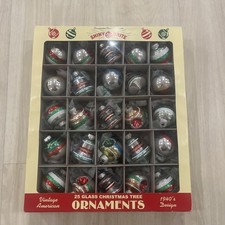 Shiny Brite Christopher Radko Reflectors Bells Glass Christmas Tree Ornaments 25 picture