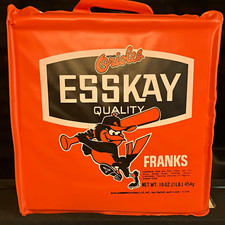 Vintage 1984 Orioles ESSKAY seat cushion. NEW from Case bought at Estate sale picture