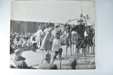 Stilt Walkers Festival Chinese Prison Camp Hankow Black Star 1940 Photo picture