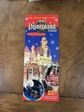 Disneyland Today Guide Map November 16-22 2001 Where The Magic Began Christmas picture