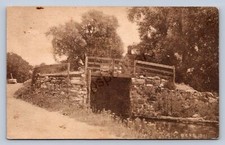 K9/ Oconomowoc Wisconsin RPPC Postcard c1910 Bridge Home Tunnel 340 picture