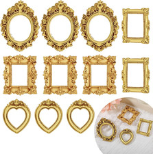 36 Pcs Gold Vintage Resin Picture Frame Mini Antique Photo Frame picture