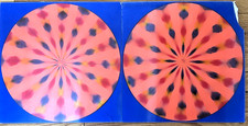 Lot of 2 Blue Backround 1960s Vari Vue Kalidescopes 14x14