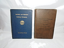 Lehigh Valley RR Co. Operating Rules Eff. June 1911 & Norfolk & Western '66 B30 picture
