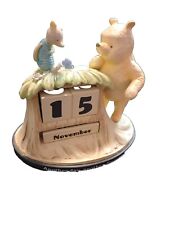 Winnie the Pooh Perpetual Calendar Ceramic Classic Hallmark  picture