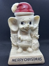 Vintage 1969 Russ Berrie & Wallace Berrie Merry Christmas Mouse Figurine picture