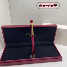 Cartier Red Panthère Decor Ballpoint Pen Luxury Gift Box picture