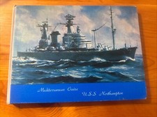 Vtg USS Northampton Book CLC-1 1956 May-Sept Mediterranean Deploy Navy Cruise picture