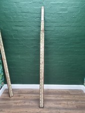 SURVEYORS MEASURE 14FT J.A.REYNOLDS &CO BIRMINGHAM VINTAGE UPCYCLE TALKING PIECE picture