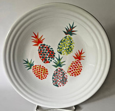 Fiesta White Pineapple Luncheon Plate 9