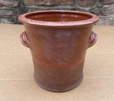 OUTSTANDING Wisconsin Pottery REDWARE HANDLED JUG in PA German Style Huntley 7