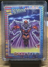 1996 Metallic Impressions X-Men Magneto #16 Metal Trading Card Marvel Vintage picture