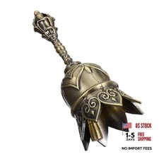 Super Loud Brass Hand Bell for Ringing at Wedding, Lotus, Seniors Bedside, picture