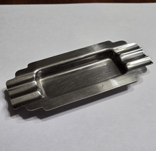 Vtg 1936 Great Lakes Exposition Republic Steel Ashtray Art Deco Enduro Stainless picture