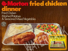 1970's Morton Fried Chicken TV Dinner  High Quality Metal Fridge Magnet 3x4 7679 picture