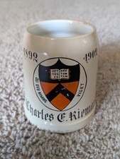 Antique 1902 Villeroy & Boch Mettlach Princeton University Charles E. Rieman Mug picture