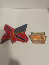 Vintage 1980's Art Deco Pins By Rapalee (88) And Bayour (85) picture