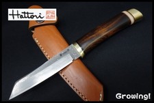 Hattori KD-30 Knife 3717 Kauli X Damascus Ironwood White Limited Edition picture