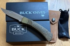 STUNNING BUCK 110 BARE END KNIFE NEVER USED IN BOX N12 picture