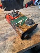 ANTIQUE Oil can Veedol GAS CAN ORIGINAL  Petroliana Americana folk art  picture