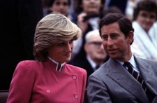 The Prince Princess Of Wales at a visit to Montague Prince Edward - Old Photo picture