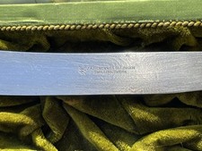 VTG J.A. Henckels Zwillingswerk DAMASCUS Carving Knife Set Solingen Germany picture