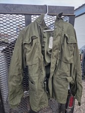 Vintage US Military M-65 Cold Weather Field Jacket Coat OG-107 Men's Size Small picture