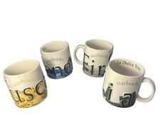 Starbucks 2003 Barista Italy Edition II La Dolce Vita Set Of 4 Mugs picture
