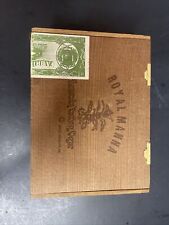 Antique￼ RARE, Very Nice, Royal Manna Cigar Box Great Condition picture