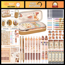 Cute Capybara Stationery Set - Adorable School Supplies & Gift for Kids picture
