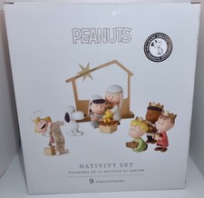Hallmark 2025 PEANUTS 9 Piece NATIVITY SET The Christmas Pageant Snoopy H33 picture