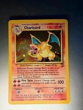 2000 Pokemon Base Set 2 Charizard Holo 4/130 Fireball picture