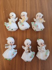 6 VTG. Treasure Masters ANGELS W/INSTRUMENTS 1950'S SET No Damage picture