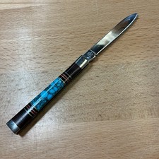 Case XX 3185 CV U.S.A. Blue (Turquoise) & Brown 2002 Doctors Knife New picture