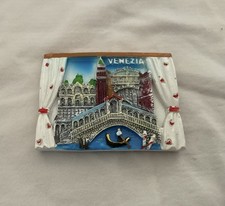 Venezia Venice Italy Fridge Magnet 3D Resin Souvenir Rialto Bridge Gondola Gift picture