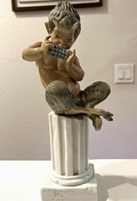 Rare, Lladró Faun/Satyr w/ Flute Figurine, 10in Tall, #1007, 1969-1975, Read picture
