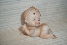 VINTAGE CRYING BABY/ KEWPIE FIGURINE picture