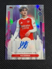 Max Dowman - Rookie RC Auto Autograph Arsenal - 2025/26 Topps Finest Premier picture