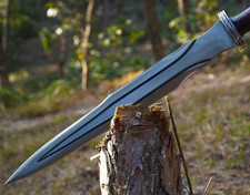Custom Handmade Carbon Steel Blade Greek Achilles Sword | Hunting Sword Camping picture